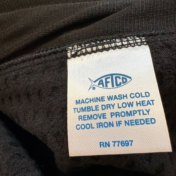 AFTCO aftec Blue Pullover Hoodie Jacket w/ Neck Gaiter & Side Zip Men’s 3XL Exce - Picture 10 of 14